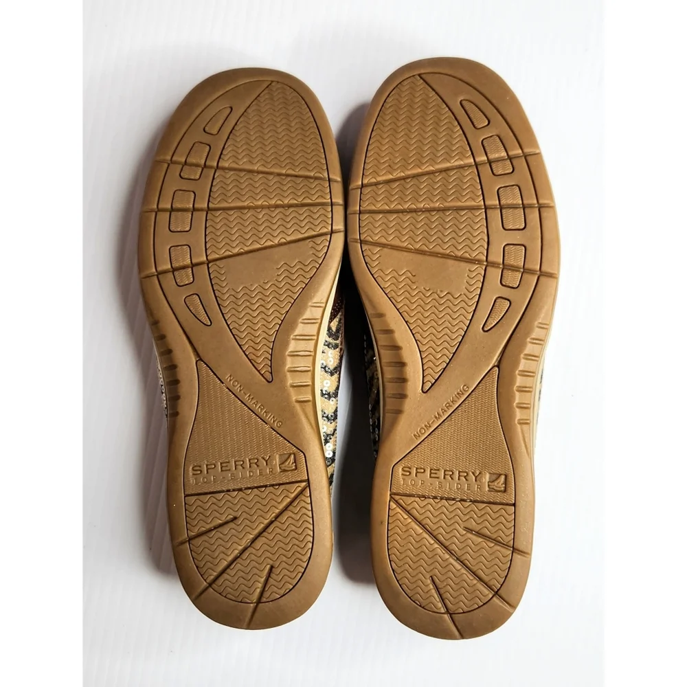 Sperry Top-Sider Zebra sequins boat shoes Women's 8 - Picture 8 of 9